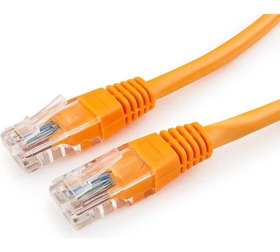 Патч-корд Ripo plus utp4 cat 5e, cu lszh нг(а), rj45, 1м, оранжевый 003-300123 1