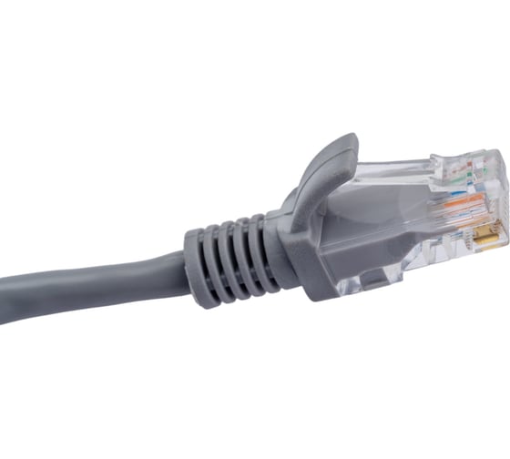 Патч-корд Ripo standart utp4 cat 5e, cu, rj45, 25 м, серый 003-300129