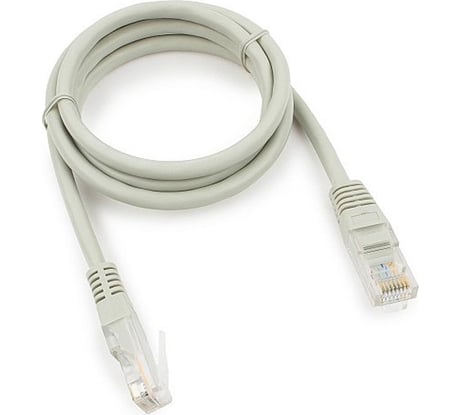 Патч-корд Ripo standart utp4 cat 5e, cu, rj45, 3 м, серый 003-300110