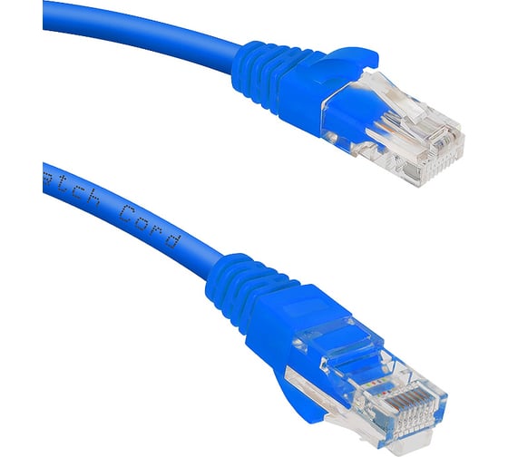 Патч-корд Ripo standart utp4 cat 6, cu, rj45, 3 м, синий 003-300118