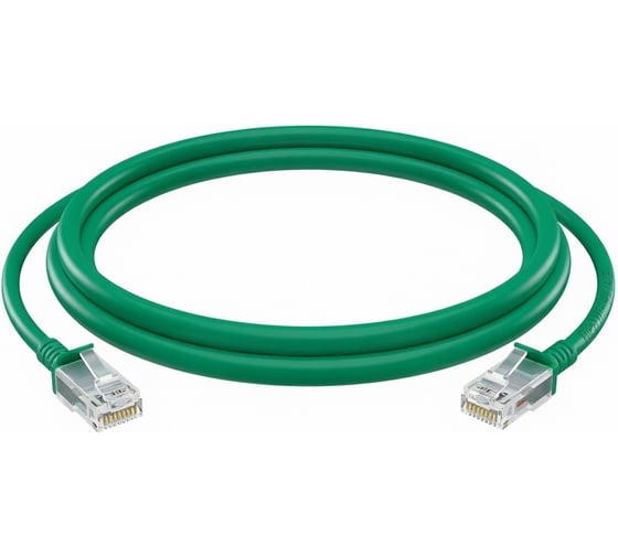 Патч-корд Ripo utp cat 5e, rj45, 1 м, зеленый 003-300018