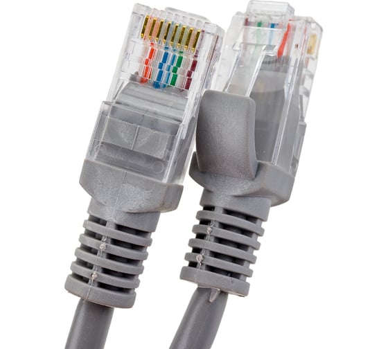 Патч-корд Ripo utp cat 5e, rj45, 3 м, серый 003-300007
