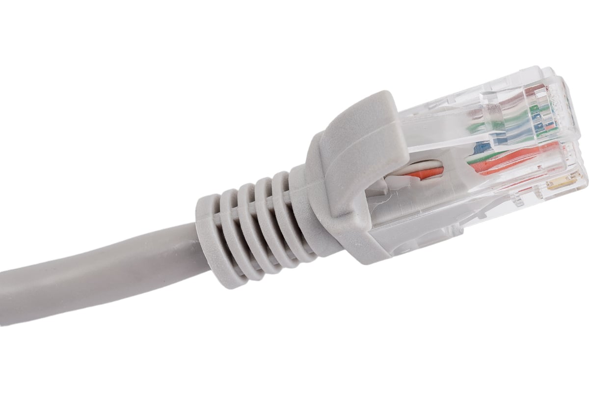 Патч-корд Ripo utp cat 5e, rj45, 5 м, серый 003-300025 - выгодная цена ...