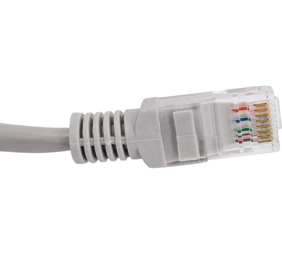 Патч-корд Ripo utp cat 5e, rj45, 5 м, серый 003-300025