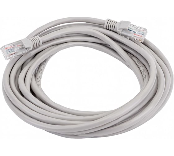 Патч-корд Ripo utp cat 5e, rj45, 5 м, серый 003-300025