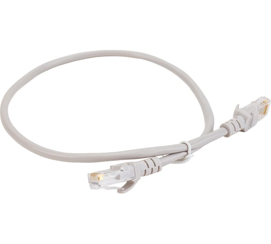 Патч-корд Ripo utp cat 5e, rj45,0,5 м, серый 003-300009