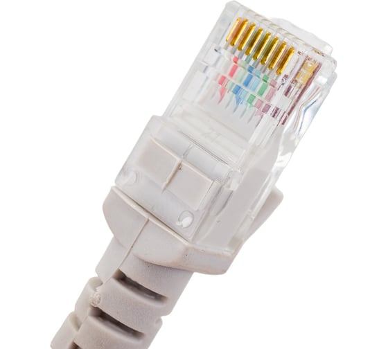 Патч-корд Ripo utp cat 5e, rj45,0,5 м, серый 003-300009