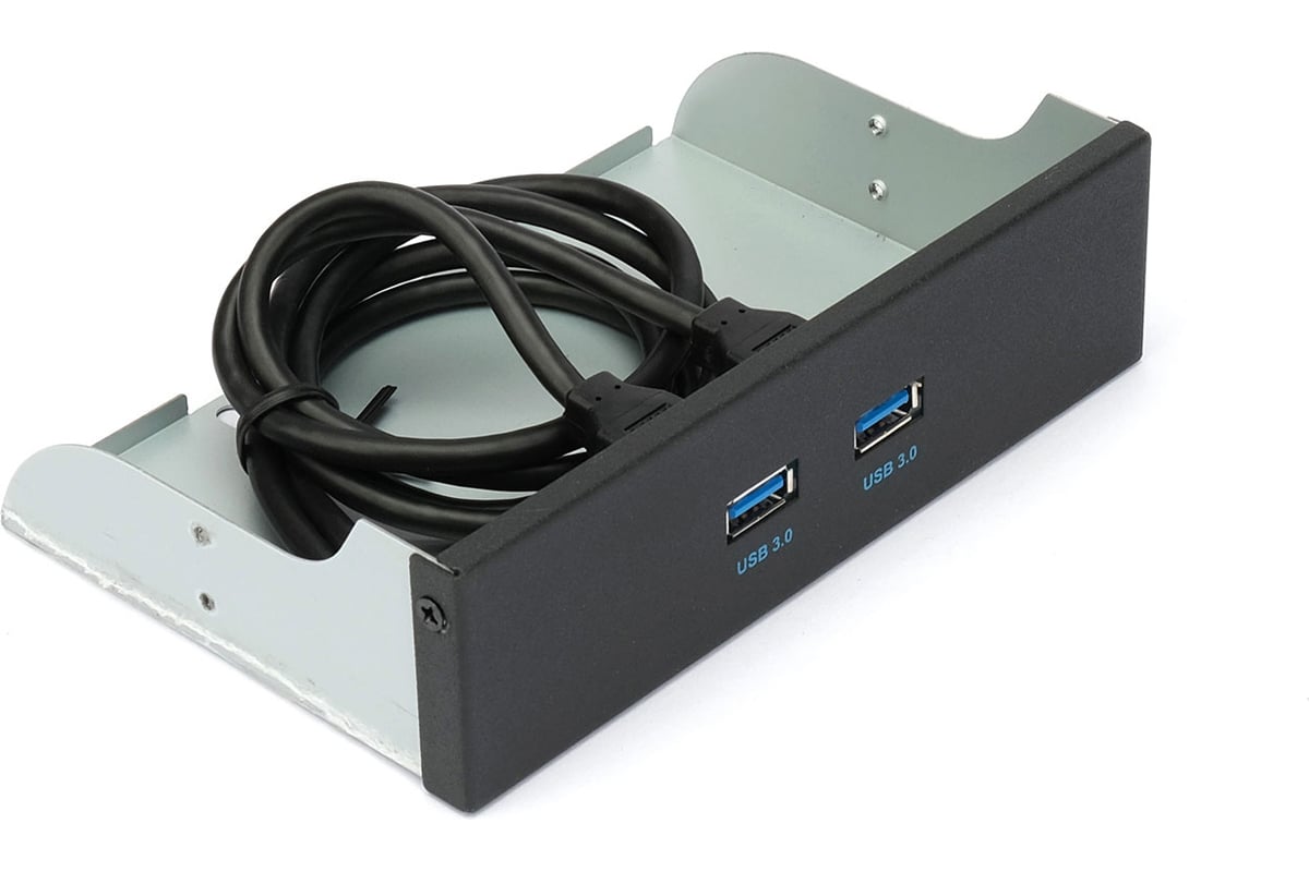 Планка usb 3.0 Gembird на переднюю панель 5.25", 2xusb-a 3.0, FP5.25 ...
