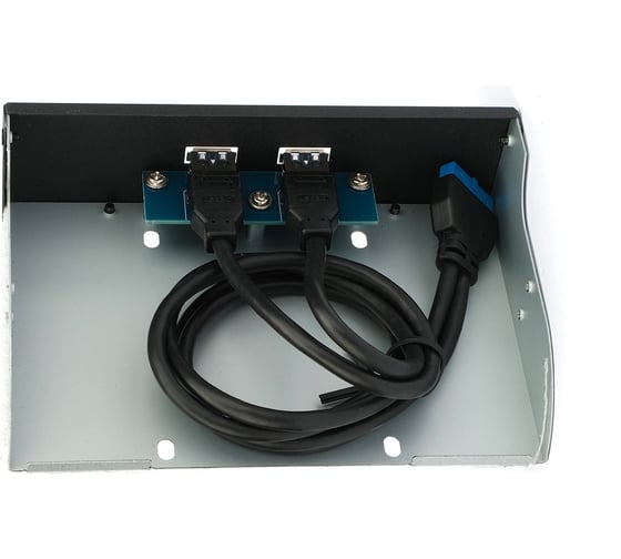 Планка usb 3.0 Gembird на переднюю панель 5.25", 2xusb-a 3.0, FP5.25-USB3-2A