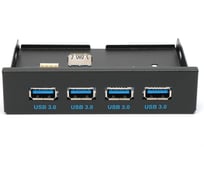 Планка usb 3.0 Gembird на переднюю панель 3.5", 4xusb-a 3.0, FP3.5-USB3-4A