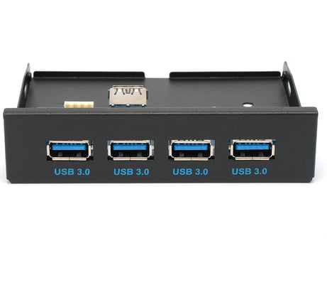 Планка usb 3.0 Gembird на переднюю панель 3.5", 4xusb-a 3.0, FP3.5-USB3-4A