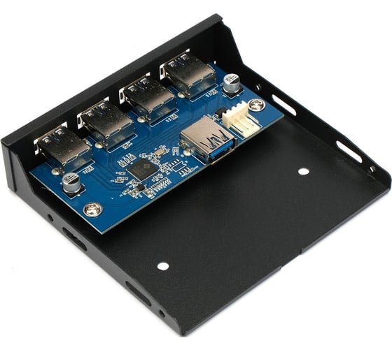 Планка usb 3.0 Gembird на переднюю панель 3.5", 4xusb-a 3.0, FP3.5-USB3-4A