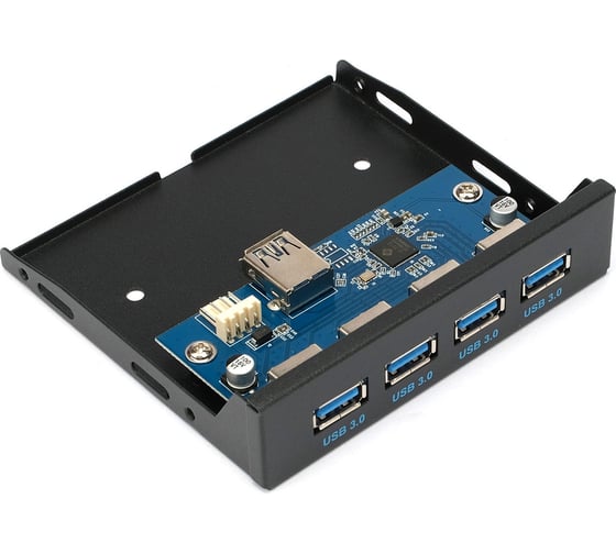 Планка usb 3.0 Gembird на переднюю панель 3.5", 4xusb-a 3.0, FP3.5-USB3-4A
