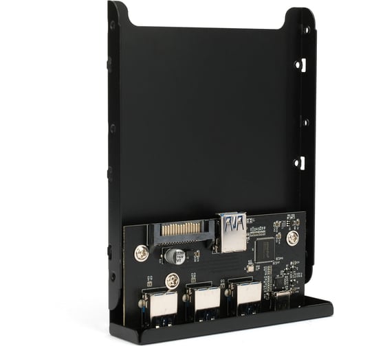 Планка usb 3.0 Gembird на переднюю панель 3.5", 3xusb-a 3.0 + 1xtype-c, FP3.5-USB3-3A1C