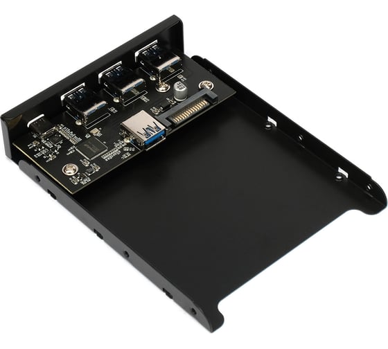 Планка usb 3.0 Gembird на переднюю панель 3.5", 3xusb-a 3.0 + 1xtype-c, FP3.5-USB3-3A1C
