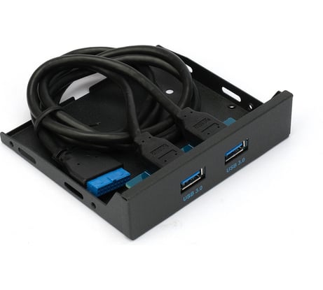 Планка usb 3.0 Gembird на переднюю панель 3.5", 2xusb-a 3.0, FP3.5-USB3-2A
