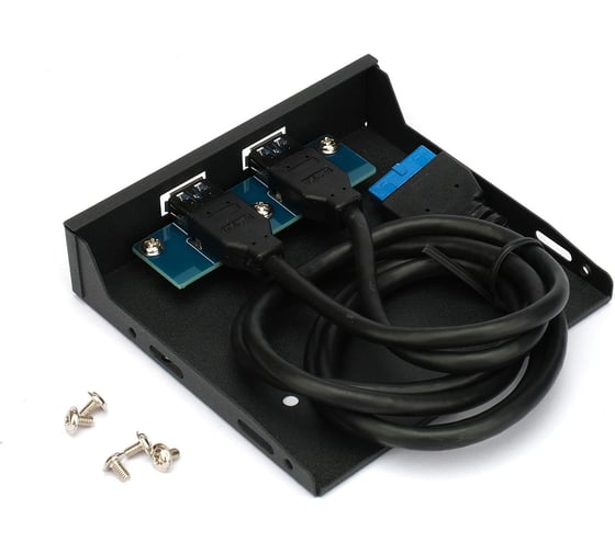 Планка usb 3.0 Gembird на переднюю панель 3.5", 2xusb-a 3.0, FP3.5-USB3-2A
