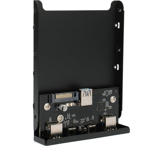 Планка usb 3.0 Gembird на переднюю панель 3.5", 2xusb-a 3.0 + 2xtype-c, FP3.5-USB3-2A2C