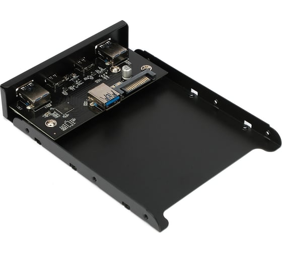 Планка usb 3.0 Gembird на переднюю панель 3.5", 2xusb-a 3.0 + 2xtype-c, FP3.5-USB3-2A2C