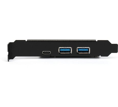 Контроллер Gembird usb 3.1 в разъем pci-e, 2xusb-a + 1xtype-c, SPCR-03