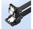 Кабель угловой us217 (30797) sata 3 data cable 90 угол. длина: 0,5 м. цвет: черный Ugreen 30797_ 2