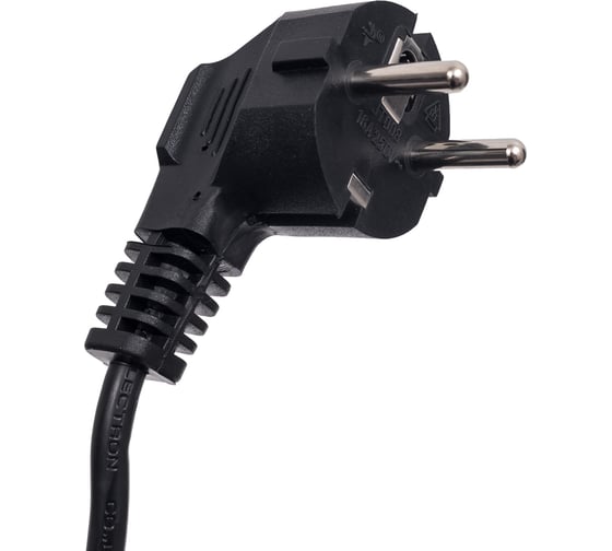 Сетевой кабель Wize CAC6-EU-C13-3M 3 м, Евровилка 3 pin - C13, 6 А, черный, пакет 121653