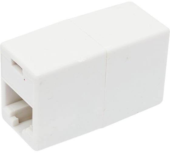 Проходной адаптер ЭРА тип RJ45-RJ45, категория, 5е, неэкранированный Б0056898