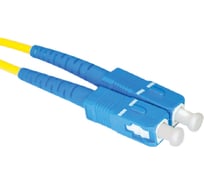 Патч-корд SUPRLAN ВО SM(G.652.D), SC/UPC-SC/UPC, 3.0мм, simplex, LSZH, 1м 09-05072