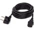 Кабель питания FL-PC6-EU-C13-5M CEE 7/7- С13, 3х0.5мм², 220В, 6A, чёрный, 5м Filum 00-00873335 2