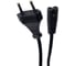 Кабель питания FL-PC2.5-EU-C7-1M CEE 7/16- С7, 2х0.5мм², 220В, 2.5A, чёрный, 1м Filum 00-00873352 2