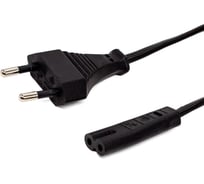 Кабель питания Filum cee 7/16-с7, 2x0.5мм², 220в, 2.5a, чёрный, 1.8м FL-PC2.5-EU-C7-1.8M