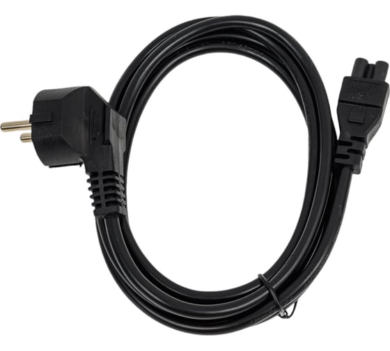 Кабель питания Filum cee 7/7-с5, 3x0.75мм², 220в, 10a, чёрный, 1.8м FL-PC10-EU-C5-1.8M