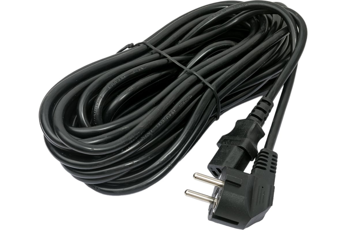 Кабель питания Filum cee 7/7-с13, 3x1.0мм², 220в, 10a, чёрный, 10м FL ...