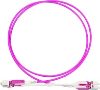 Оптический дуплексный патч-корд TopLAN LC-LC, для панелей высокой плотности, OM4, LSZH, 35 м, розовый TOP-2LC-2LC/OM4H-35