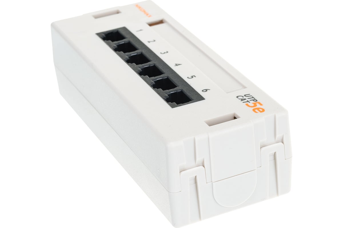 Настенная панель NIKOMAX 6 портов, светло-серая NMC-WP06UD2-GY ...