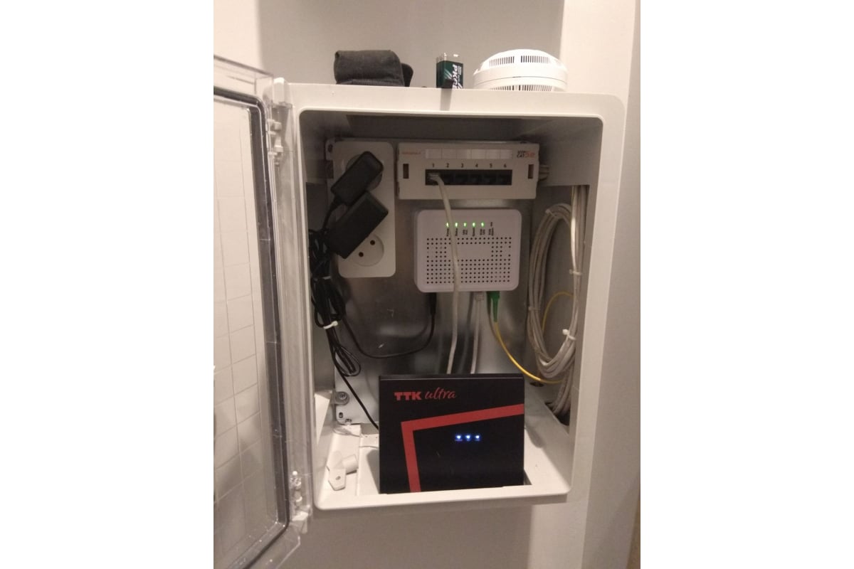 Настенная панель NIKOMAX 6 портов, светло-серая NMC-WP06UD2-GY ...