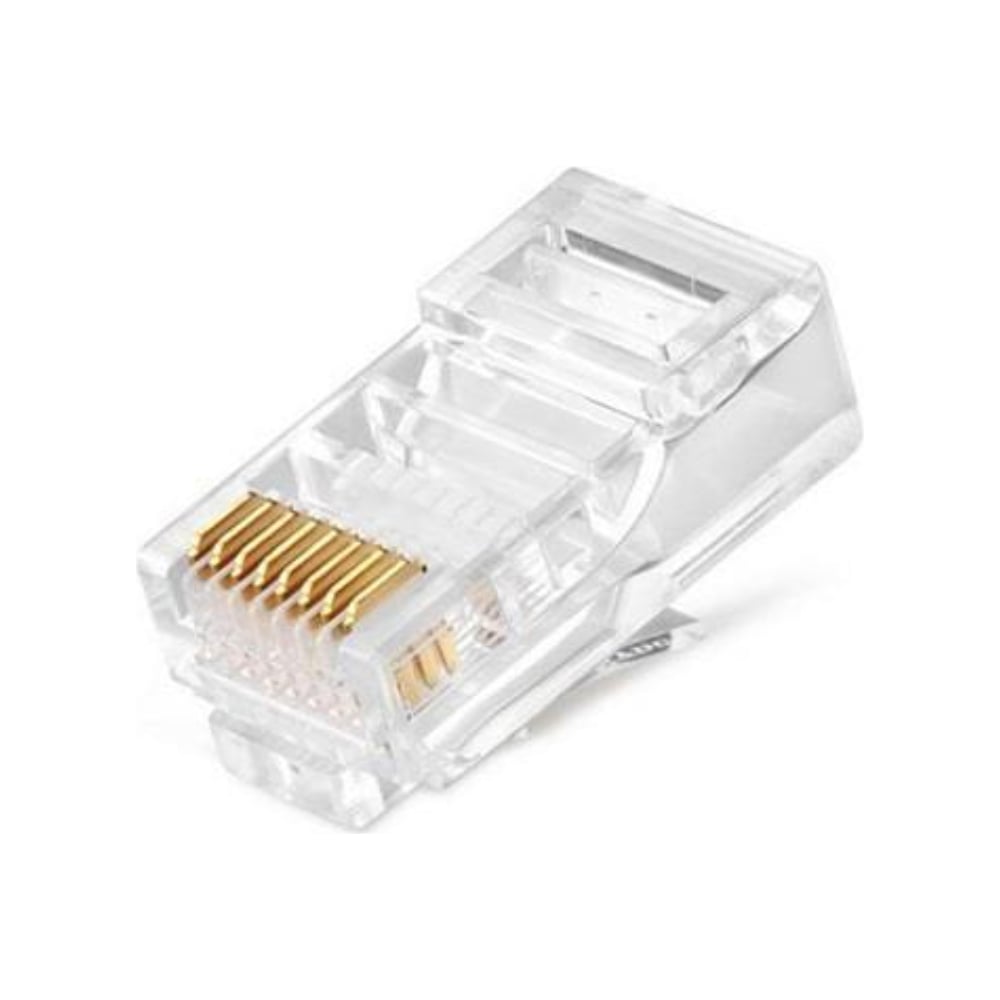Коннектор Ripo rj-45 (8p8c) cat.6 покрытие 3мкд, универсальные ножи 003 ...