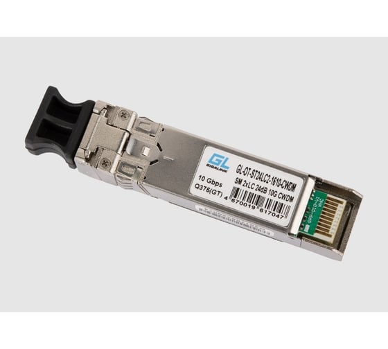 Модуль GIGALINK SFP+ CWDM, 10Гбит/c, два волокна, SM, 2xLC, 1490нм, 24dB GL-OT-ST24LC2-1490-CWDM