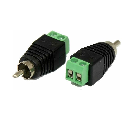 Разъем штекер RCA с клеммной колодкой REXANT блистер 50шт 14-0413
