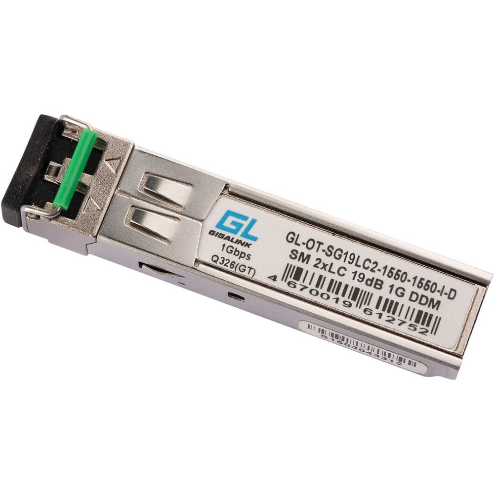 Модуль Gigalink промышленный sfp, 1гбит/c, два волокна sm, 2xlc, 19 дб ...