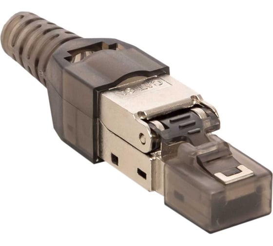 Коннектор EKF TERACOM pro полевой заделки RJ-45 (8p8c), экранированный, stp, для кабеля cat.6a TRP-PLUG-6ASTP-FST 1