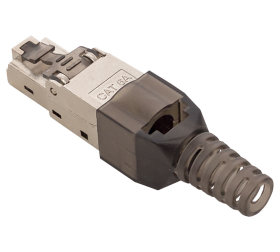 Коннектор EKF TERACOM pro полевой заделки RJ-45 (8p8c), экранированный, stp, для кабеля cat.6a TRP-PLUG-6ASTP-FST