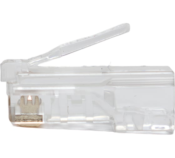 Коннектор RJ-45 EKF TERACOM PRO неэкранированный, 8P8C, 30мкд, Cat.5E, универсальный, упаковка 10 штук TRP-PLUG-5EUTP-10