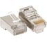 Коннектор RJ-45 EKF TERACOM PRO экранированный, 8P8C, 30мкд, Cat.5E, универсальный, упаковка 20 штук TRP-PLUG-5EFTP-20 1