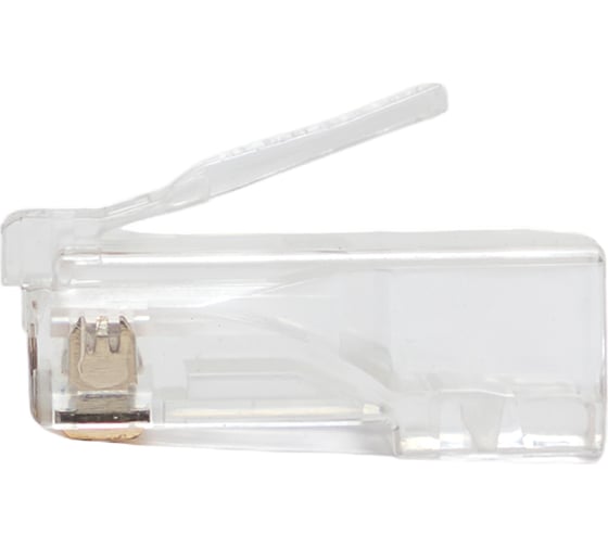 Коннектор RJ-45 EKF TERACOM PRO неэкранированный, 8P8C, 30мкд, Cat.6, универсальный, упаковка 20 штук TRP-PLUG-6UTP-20