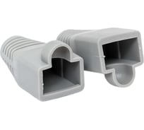 Изолирующий колпачок EKF TERACOM для коннекторов RJ-45, PVC, серый, упаковка 50 штук TRC-BT-RJ45-PVC-50