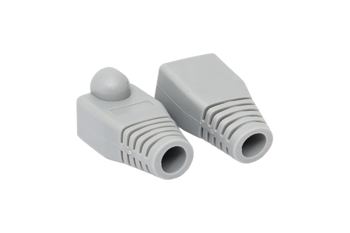 Изолирующий колпачок EKF TERACOM для коннекторов RJ-45, PVC, серый ...