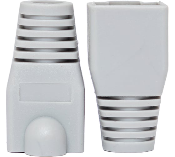 Изолирующий колпачок EKF TERACOM для коннекторов RJ-45, PVC, серый, упаковка 10 штук TRC-BT-RJ45-PVC-10