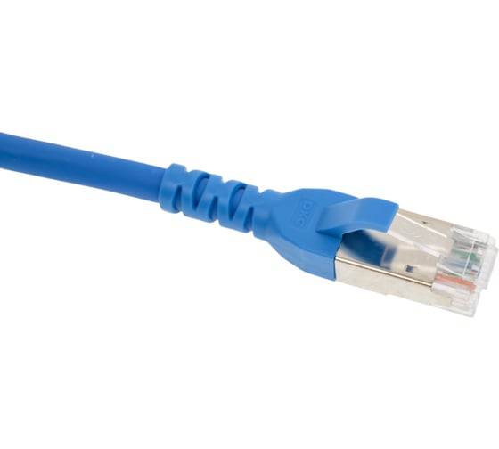 Экранированный патч-корд DKC cat6 f/utp 4x2, lszh, синий, 3.0м RN6FU4530BL