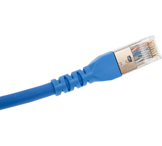 Экранированный патч-корд DKC cat6 f/utp 4x2, lszh, синий, 3.0м RN6FU4530BL